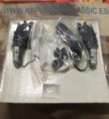 AU25P8 JUEGO ELEVALUNAS ELECTRICOS AUDI A4  1/01> PUERTAS TRASERAS INCLUYE KIT DE INSTALACION COMPLETO