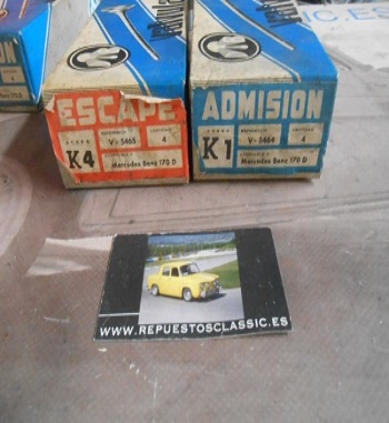 PDS6 JUEGO VALVULAS ADMISION Y ESCAPE MERCEDES MB 170D MOTOR OM636