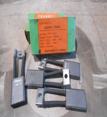 30-E ESCOBILLAS ARRANQUE FEMSA MTC402-2 PEGASO COMET, SAVA