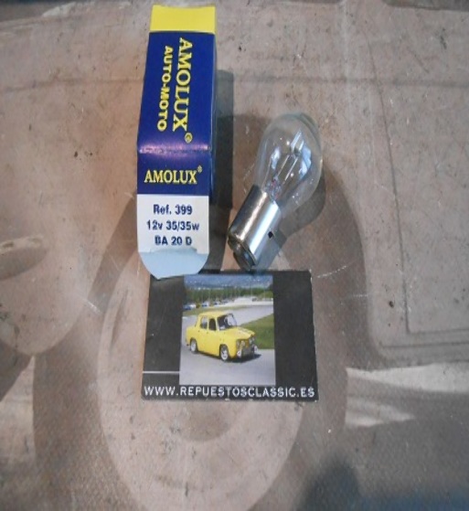 C35-1 BOMBILLA TIPO BOSCH BA20D 12V 35W/35W