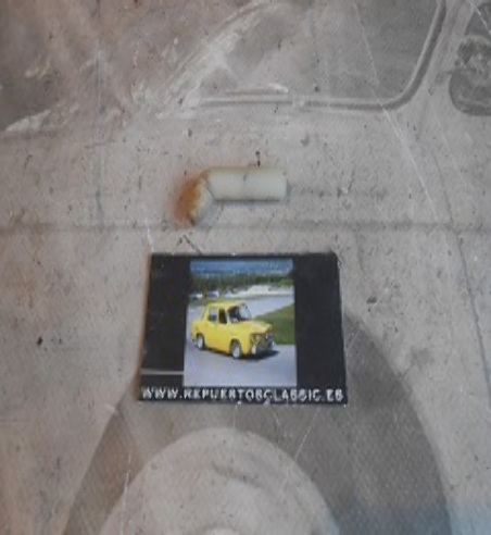 GR129 PUNTA VARILLA SUJECION TAPIZADO TECHO SEAT, FIAT
