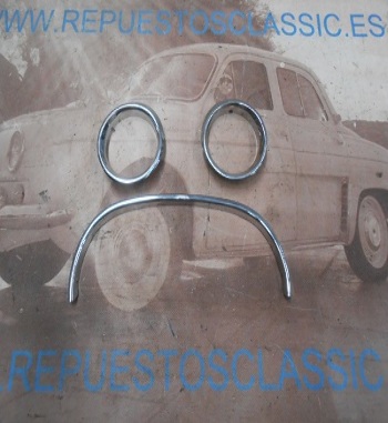 DS850 JUEGO EMBELLECEDORES AIREADORES Y  CUENTAKILOMETROS SEAT 850 OCASION PERFECTO ESTADO