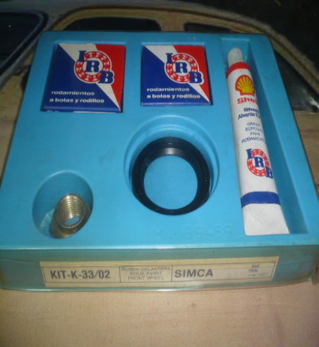 KR02 KIT RODAMIENTO RUEDA DELANTERO SIMCA 1000 HASTA 1977