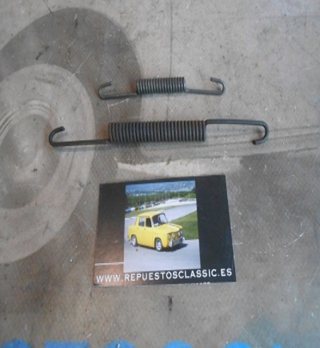VR114 KIT MUELLES ZAPATAS DE FRENO RENAULT GORDINI, 4, 6, 8, 10