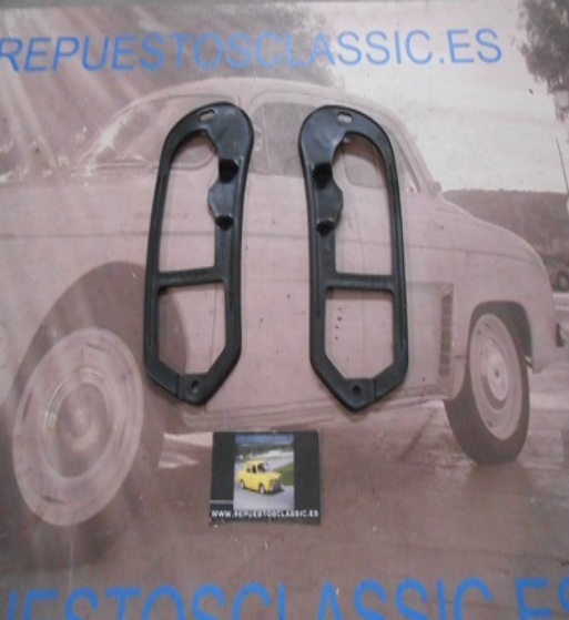 LI63 JUEGO GOMAS BASE PILOTOS TRASEROS SEAT 600 E, L