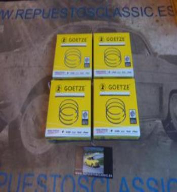 SEG70 JUEGO SEGMENTOS RENAULT DAUPHINE, ONDINE, GORDINI 58mm 1,75+2+3,5mm