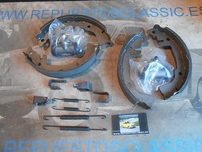TV001022K SUPER KIT FRENOS DELANTEROS RENAULT 4, 6 MEDIDA 228x42
