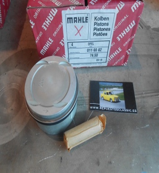 138 JUEGO PISTONES OPEL CORSA B 1.6 GSI, ASTRA F, G 1.6 16V MAHLE 79 mm + 0.50