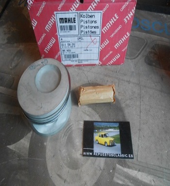 145 JUEGO PISTONES OPEL ASCONA, KADETT E 2.0, 2.0 GSI MAHLE 80,0 + 0.50