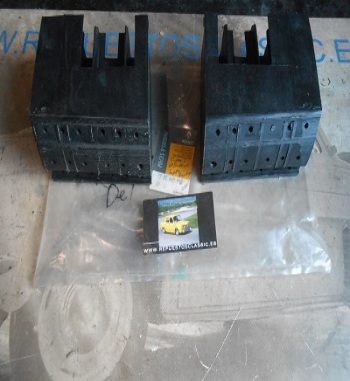 OR366 JUEGO SOPORTES ABSORBEDORES IMPACTO PARAGOLPES DELANTERO RENAULT SUPERCINCO 7701465960