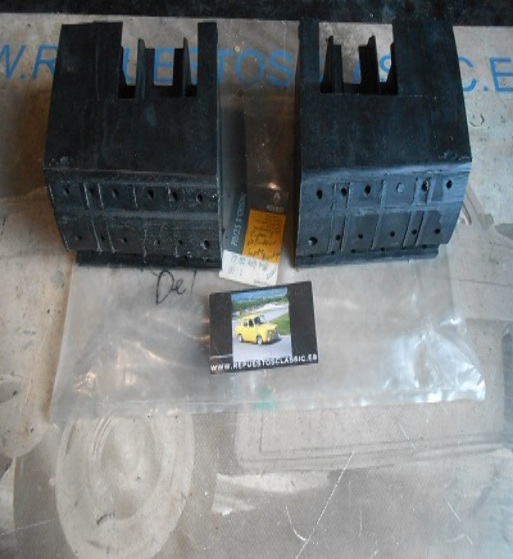 OR366 JUEGO SOPORTES ABSORBEDORES IMPACTO PARAGOLPES DELANTERO RENAULT SUPERCINCO 7701465960