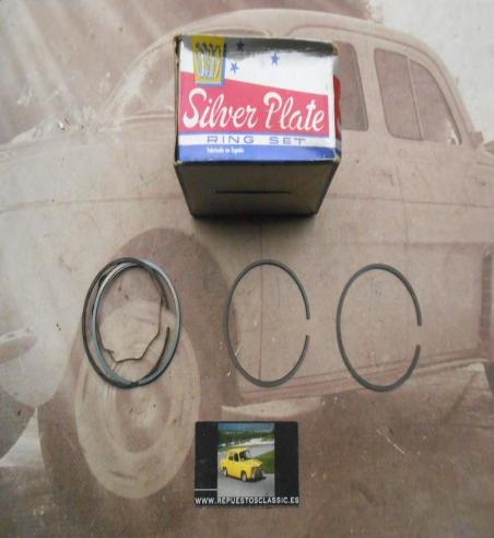 SEG87 JUEGO SEGMENTOS 4 PISTONES 60 mm +0.10 SEAT 600 2x2,5x3,95 MARCA ATE