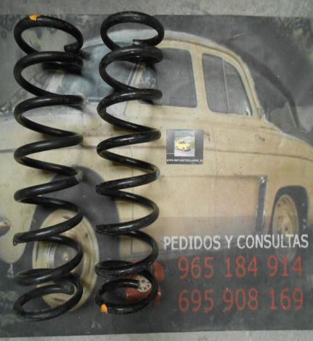RE-15R P3 PAREJA MUELLES TRASEROS RENAULT 12 REFORZADOS 420x160x13x7,5