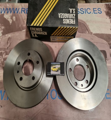 PFR01 613252V JUEGO DISCOS FRENO VENTILADOS ALFA ROMEO SPYDER 2.0 i 16V TWIN SPARK 256 mm ANTIGUO STOCK FRENOS ZARAGOZA