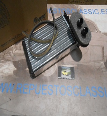 RAC76 Radiador calefacción Volkswagen Golf MK2, MK3, Cabrio MK4, Corrado Nissens 812030 VW 1H1819031B