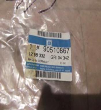 90510867 Cable cuentakilometros Opel longitud 855mm