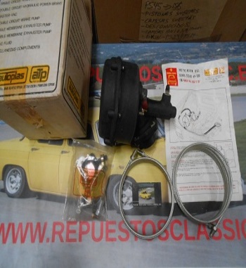 SER111 KIT SERVOFRENO SIMCA 1000 ADAPTABLE A RENAULT 8, SEAT 850 CON CARBURADOR SIMPLE