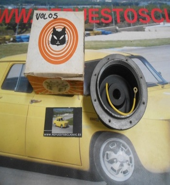VOL05 Piña volante Teman Mini 62 mm altura, 114,5 diametro y 43,5 mm entre tornillos