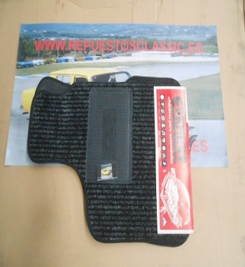 MQ01 JUEGO ALFOMBRAS DELANTERAS Y TRASERAS MOQUETA RENAULT TWINGO