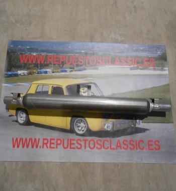 TVZH30032 SILENCIOSO INTERMEDIO CITROEN 2CV, DYANE, AK400, C8