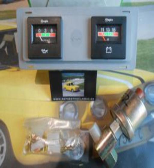 CK591 CONJUNTO RELOJ PRESION ACEITE Y VOLTIMETRO SEAT MALAGA VEGLIA 850169