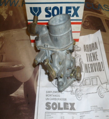 CS-11 CARBURADOR SOLEX 32 PBIR RENAULT 4V DAUPHINE, GORDINI, SEAT 600, 850
