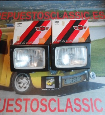 ANT02 JUEGO ANTINIEBLAS SIM BLANCOS RENAULT SUPERCINCO, 9, 11, 19, 21 30213000