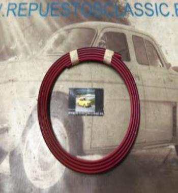RJ273 MOLDURA ROJA PARAGOLPES TRASERO FORD ESCORT 88