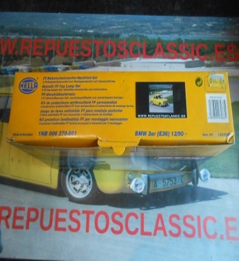 ANT17 KIT MONTAJE ANTINIEBLAS BMW E36 HELLA 1NB006270-801 (12/90 EN ADELANTE)