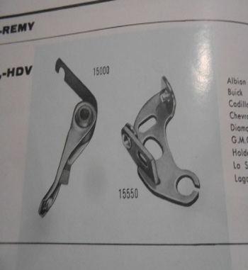 1209 PLATINOS DISTRIBUIDOR DELCO-REMY VEHICULOS AMERICANOS AÑO 1937 A 1956 BUICK, CADILLAC, CHREVOLET, GMC, ETC