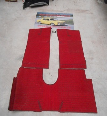 04 ALFOMBRILLAS RENAULT 14, 18 ROJAS