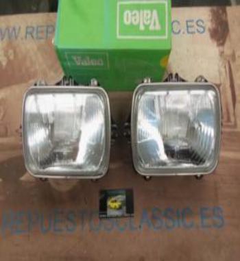 61308 PV1N2 JUEGO FAROS DELANTEROS NISSAN PATROL 89-->93 H4 VALEO