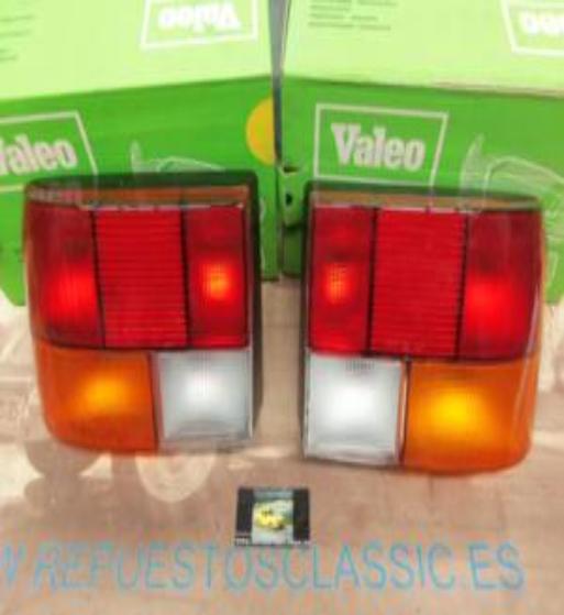 83644/83645 PV2N2 JUEGO PILOTOS TRASEROS  RENAULT 19 88->92 , VALEO SIN PORTALAMPARAS