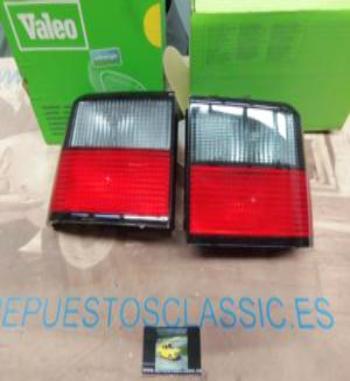 85076/077 PV2N2 JUEGO PILOTOS TRASEROS LADO EXTERIOR CITROEN XANTIA 93->98 VALEO CON PORTALAMPARAS