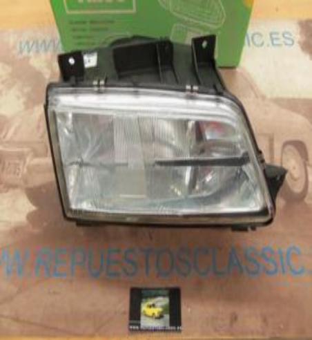 85027 PV2N2 FARO DELANTERO DERECHO PEUGEOT 405 92-> H4+H1 REGULACION ELECTRICA SIN SERVOMOTOR