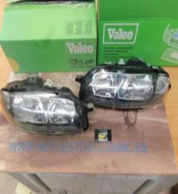 85770/771 PV3N2 JUEGO FAROS DELANTEROS FIAT BRAVA, BRAVO VALEO H1 REGULACION MECANICA