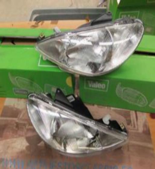 87273/274 PV3N2 JUEGO FAROS DELANTEROS PEUGEOT 206 (2A/C) 8-98>12-12 VALEO H4