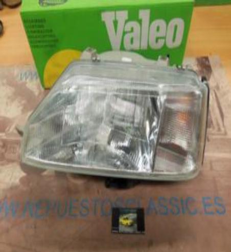 63013 PV4N2 FARO IZQUIERDO H4 RENAULT 25  88-> VALEO REGULACION HIDRAULICA (SIN TAPA POSTERIOR)