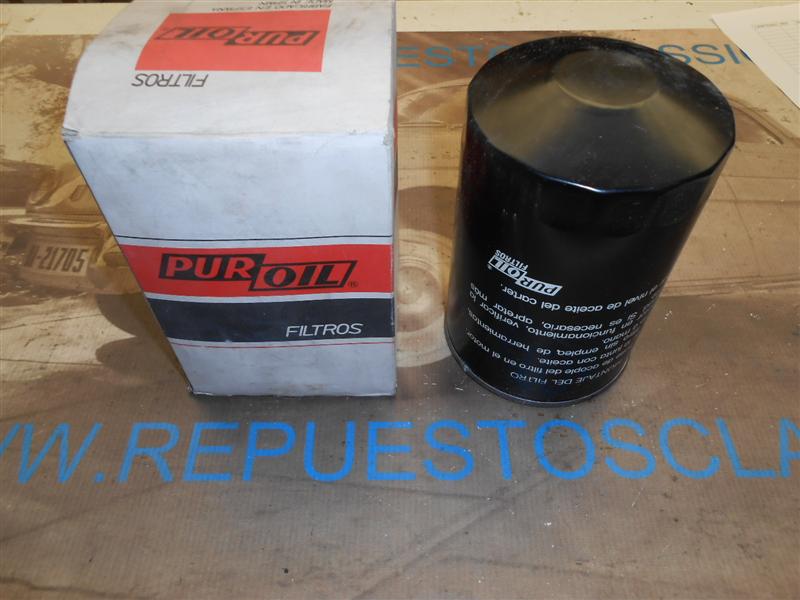 F009 FILTRO ACEITE SEAT 1400, 1500, 124 DIESEL PERKINS