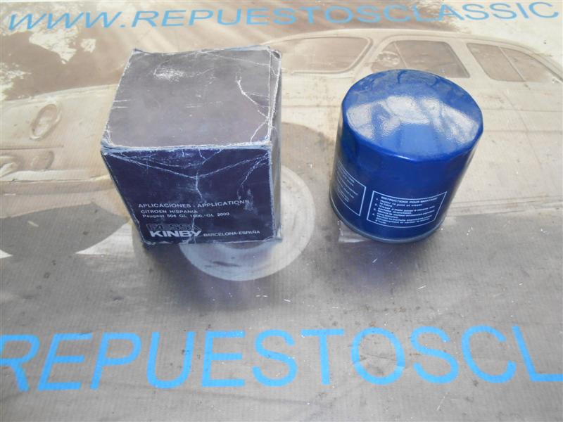 F013 FILTRO ACEITE PEUGEOT 504 GL 1.8, 2.0