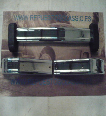 PAR85* PARAGOLPES TRASERO COMPLETO RENAULT 4 SUPER CENTRO DE 72 CM