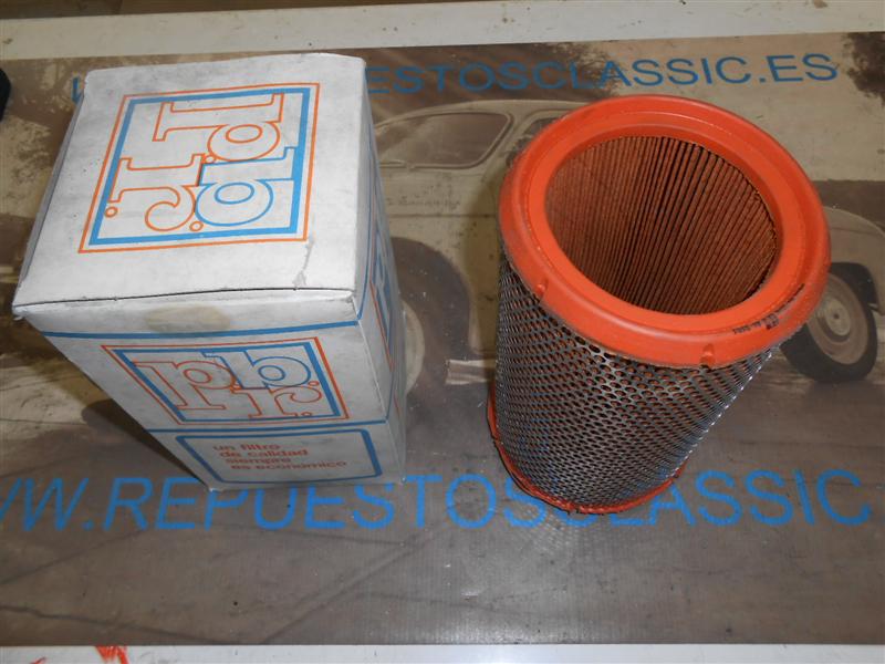 F075 FILTRO AIRE RENAULT 18 TURBO, FUEGO TURBO, RENAULT 20