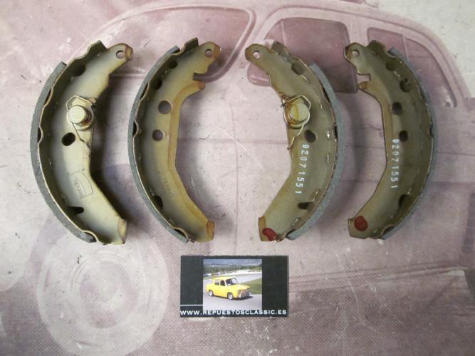 Z06 ZAPATAS FRENO TRASERO FORD FIESTA 1.6 XR2 MKIII (180x32mm)