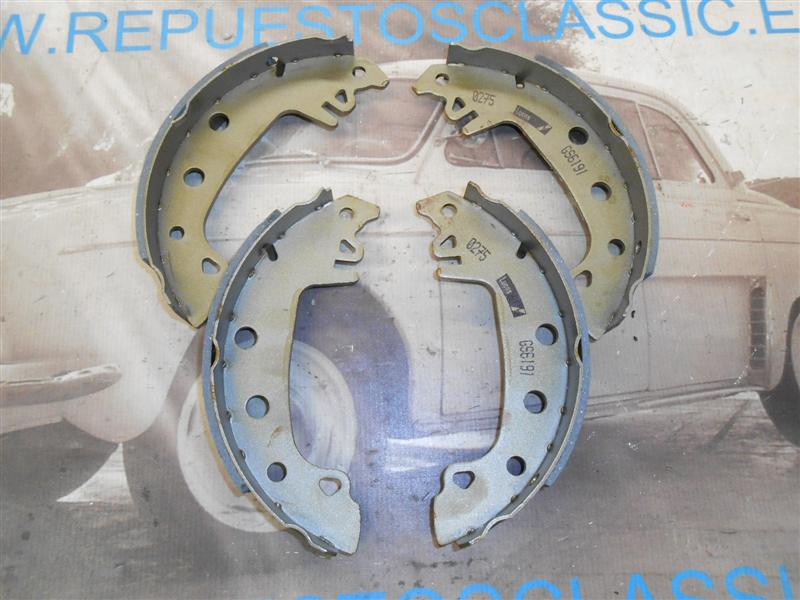Z10 6290650 ZAPATAS FRENO SEAT 131, RENAULT 12, 18, FUEGO, 25, 30, SIMCA 1200, 150, HORIZON, SOLARA,  ALFA 33, PEUGEOT 204, 304