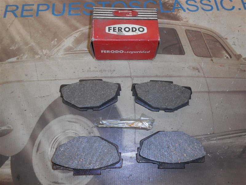 P064 PASTILLAS FRENO DELANTERAS MORRIS 1300