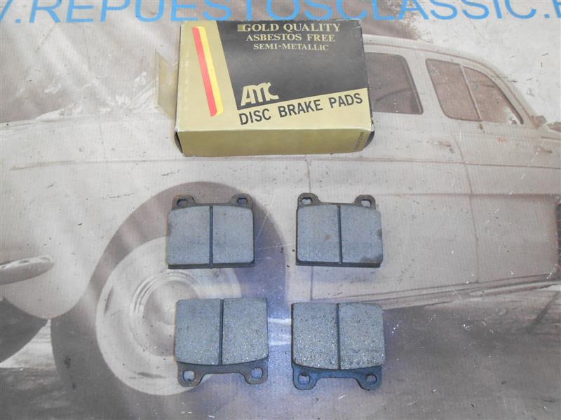P061 PASTILLAS FRENO DELANTERAS OPEL KADETT B, C, MONZA A, RECORD SERIE ORO EXTRA BLANDAS
