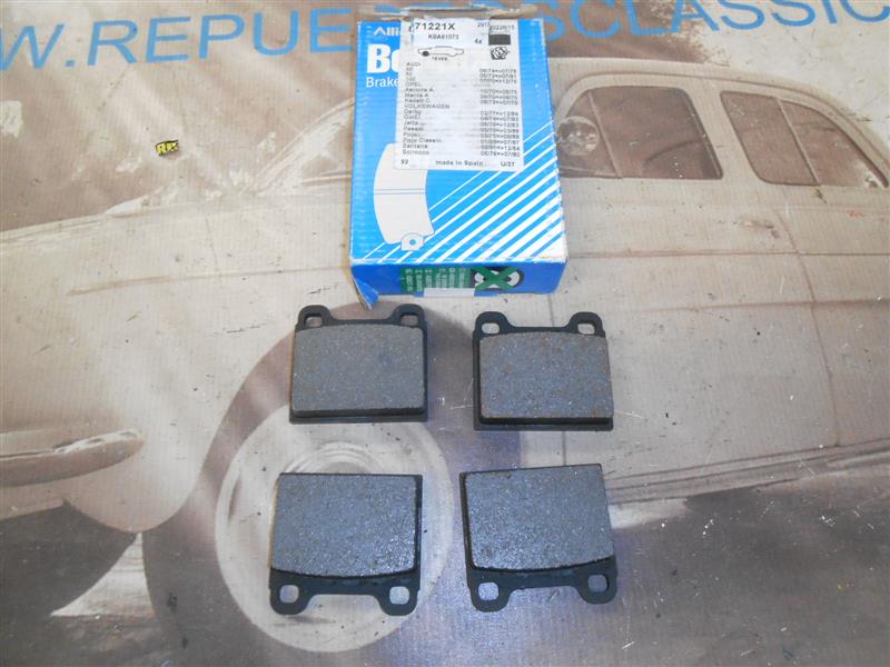 P053 P052 PASTILLAS FRENO DELANTERAS VW GOLF GTI MKI, SCIROCCO, AUDI 50, 80, 100