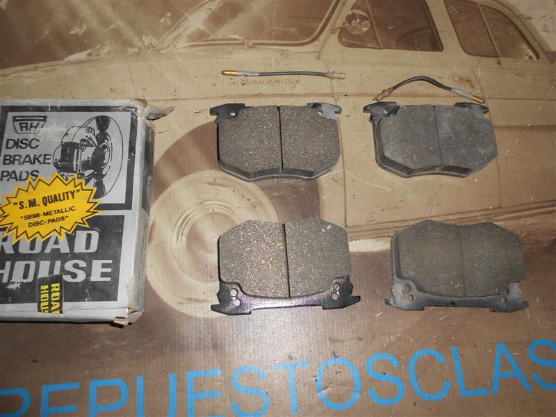 P045 PASTILLAS DE FRENO DELANTERAS RENAULT ALPINE V6, PEUGEOT 505, 604