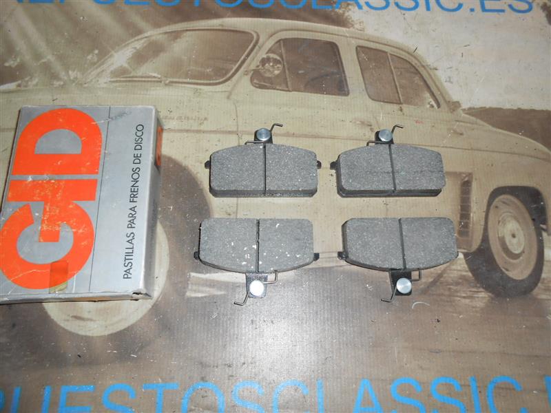 P011 PASTILLAS DE FRENO DELANTERAS SEAT PANDA, MARBELLA, IBIZA, MALAGA, RONDA, FURA