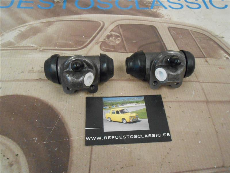 V2291 JUEGO BOMBINES DE FRENO TRASEROS RENAULT 4CV, DAUPHINE, ONDINE, GORDINI MEDIDA 19 mm